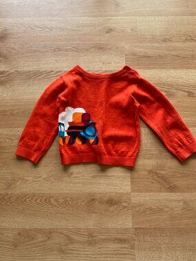 Jacadi Red Train Sweater